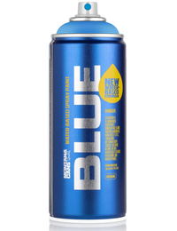 Montana Blue Water-Based Spray Paint 400ml - Blue Diamond BLU5020