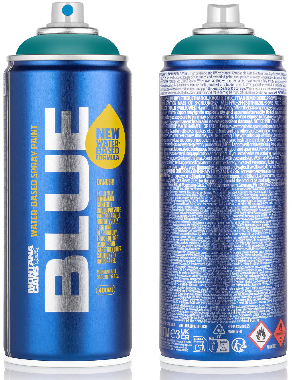 Water-Based Spray Paint 400ml - Adriatic Blue BLU 5460