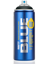 Montana Blue Water-Based Spray Paint 400ml - Anthracite BLU7080