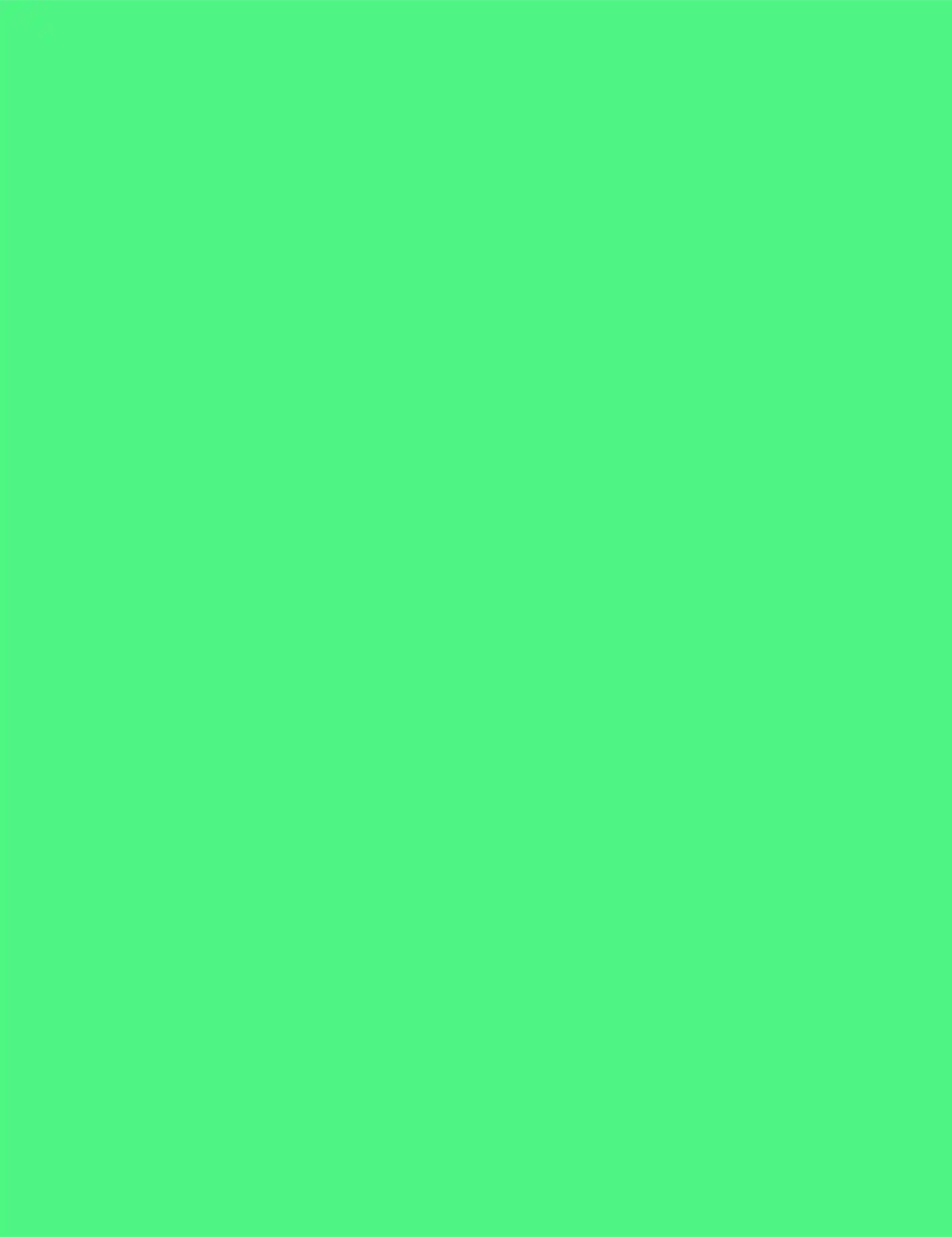 Fluorescent green paint color swatch