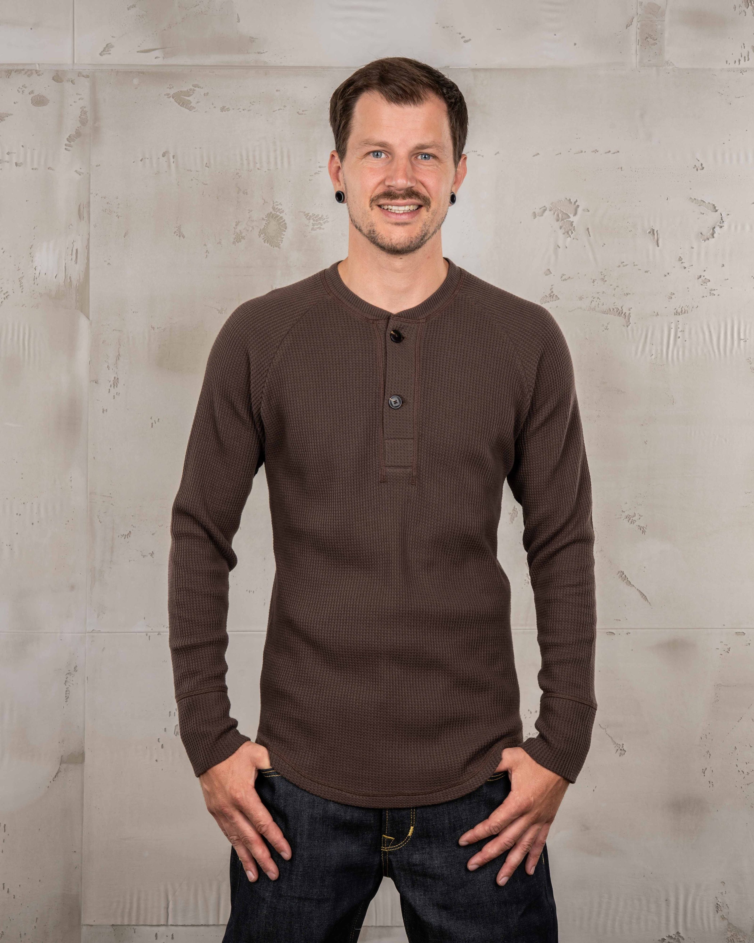 Pike Brothers 1936 Waffle Henley Shirt - Gilbert Brown