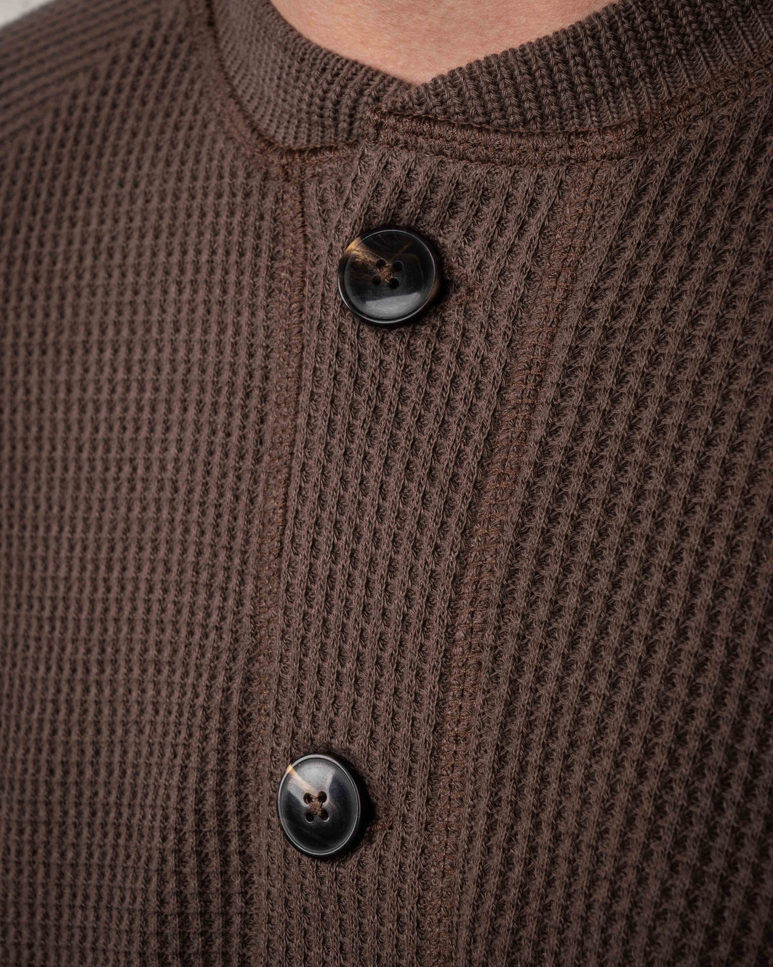 Pike Brothers 1936 Waffle Henley Shirt - Gilbert Brown