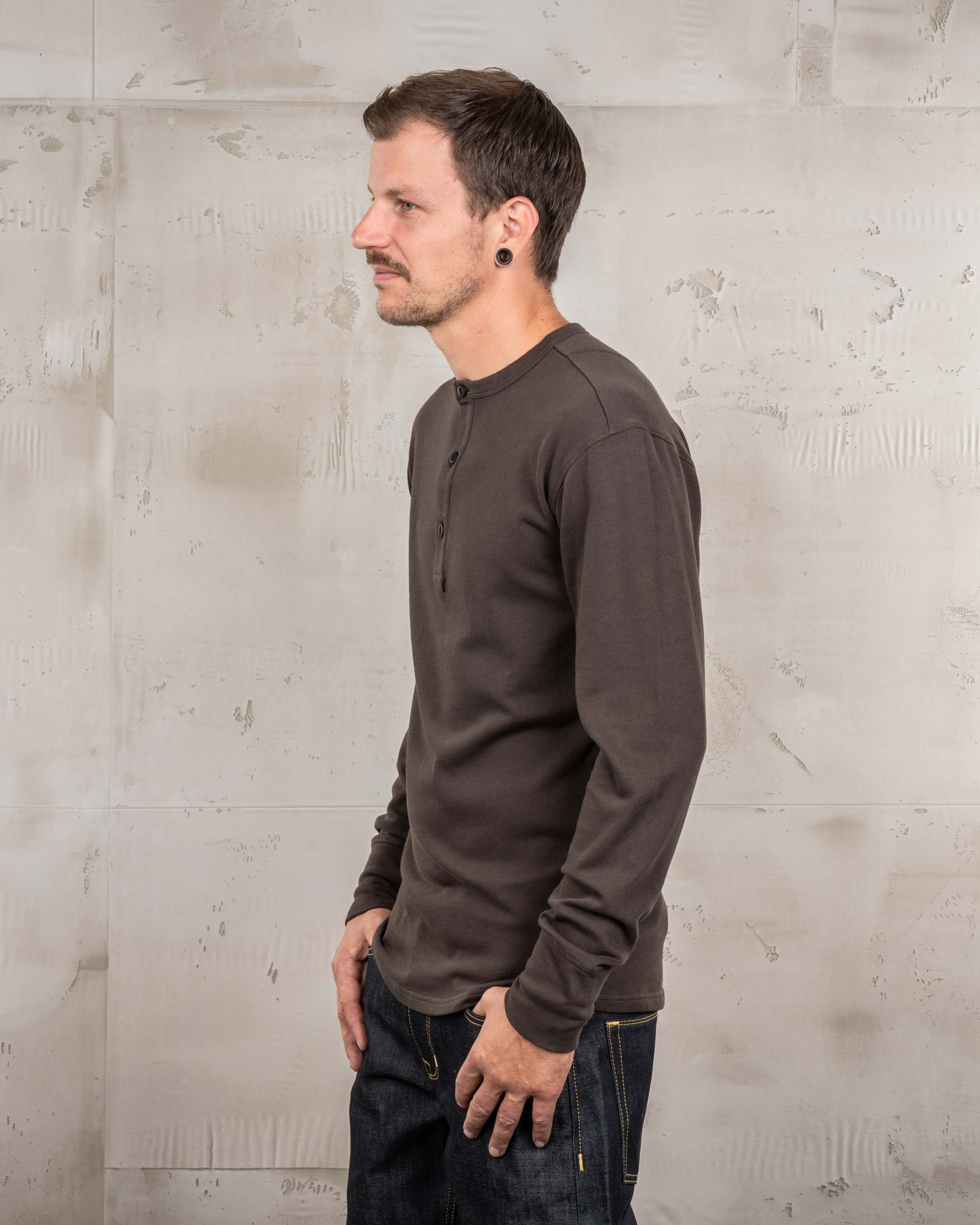 Pike Brothers 1954 Utility Shirt Long Sleeve - Coffee