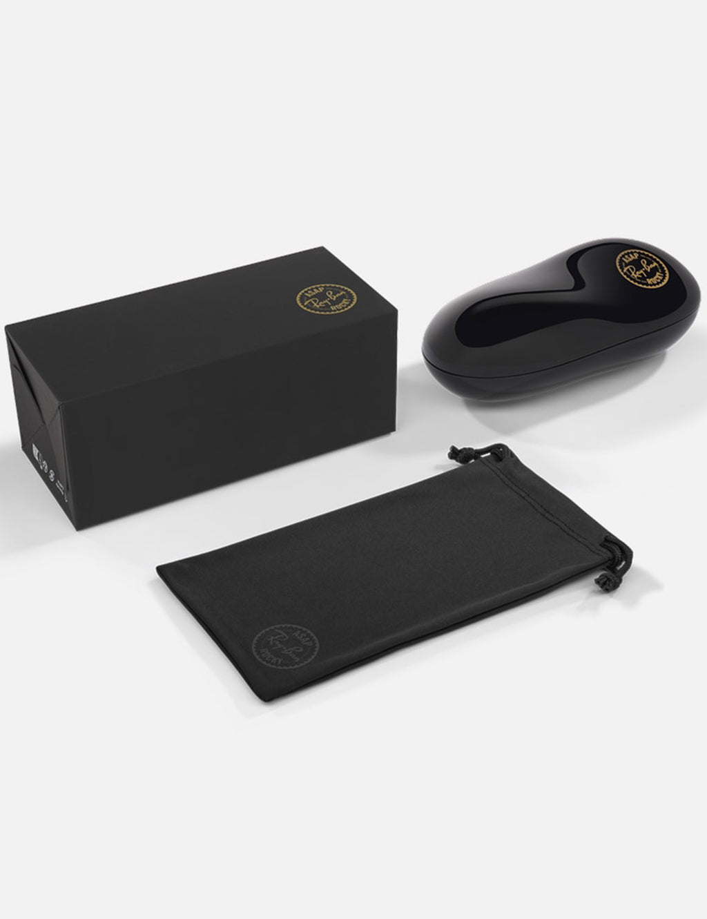 Wayfarer Puffer Sunglasses - Polished Black/Ultra Black