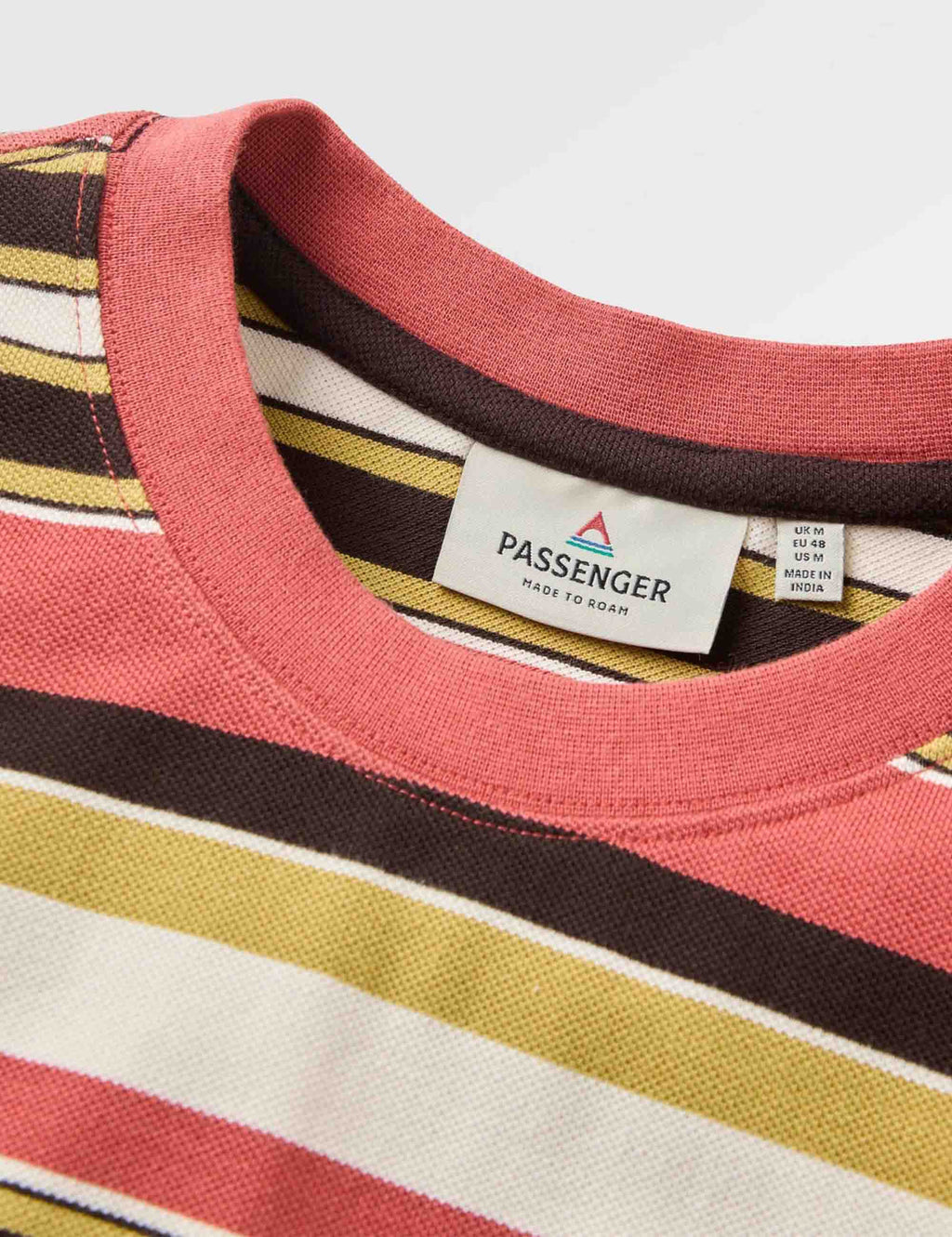 Wild Pine Stripe T-Shirt - Redwood Multi Stripe