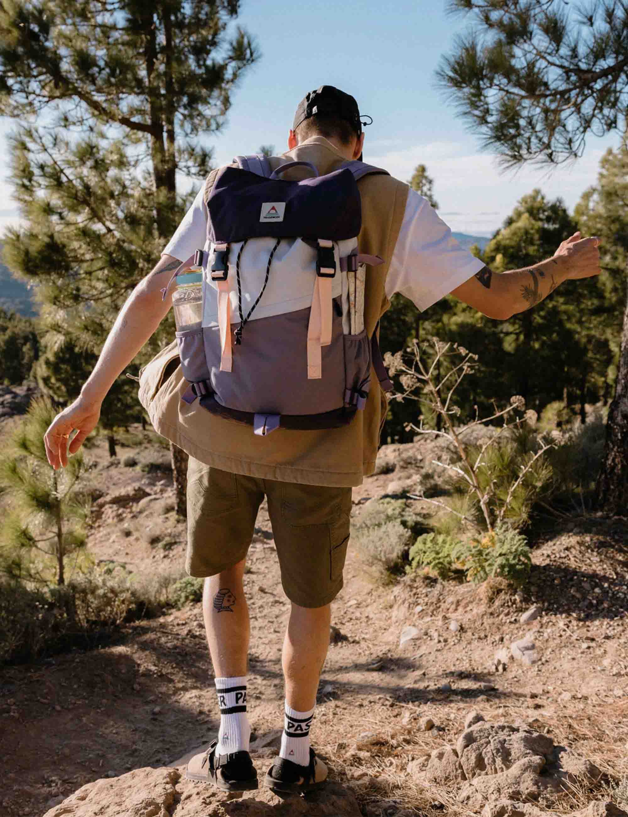 Passenger Boondocker Recycled 26L Backpack - Heather/Deep Purple