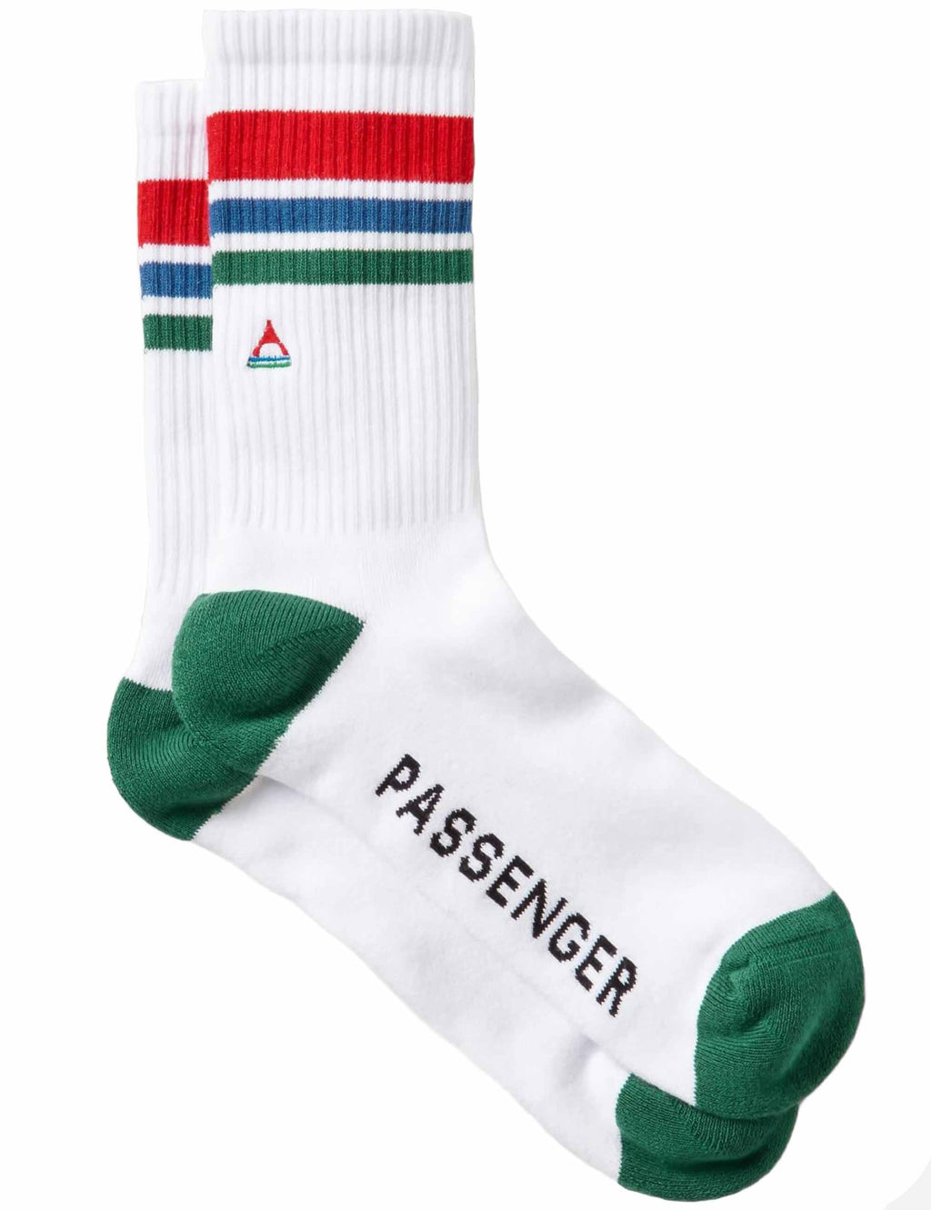 Midweight Crew Socks - White