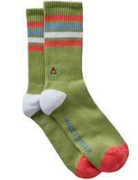 Midweight Crew Socks - Pistachio