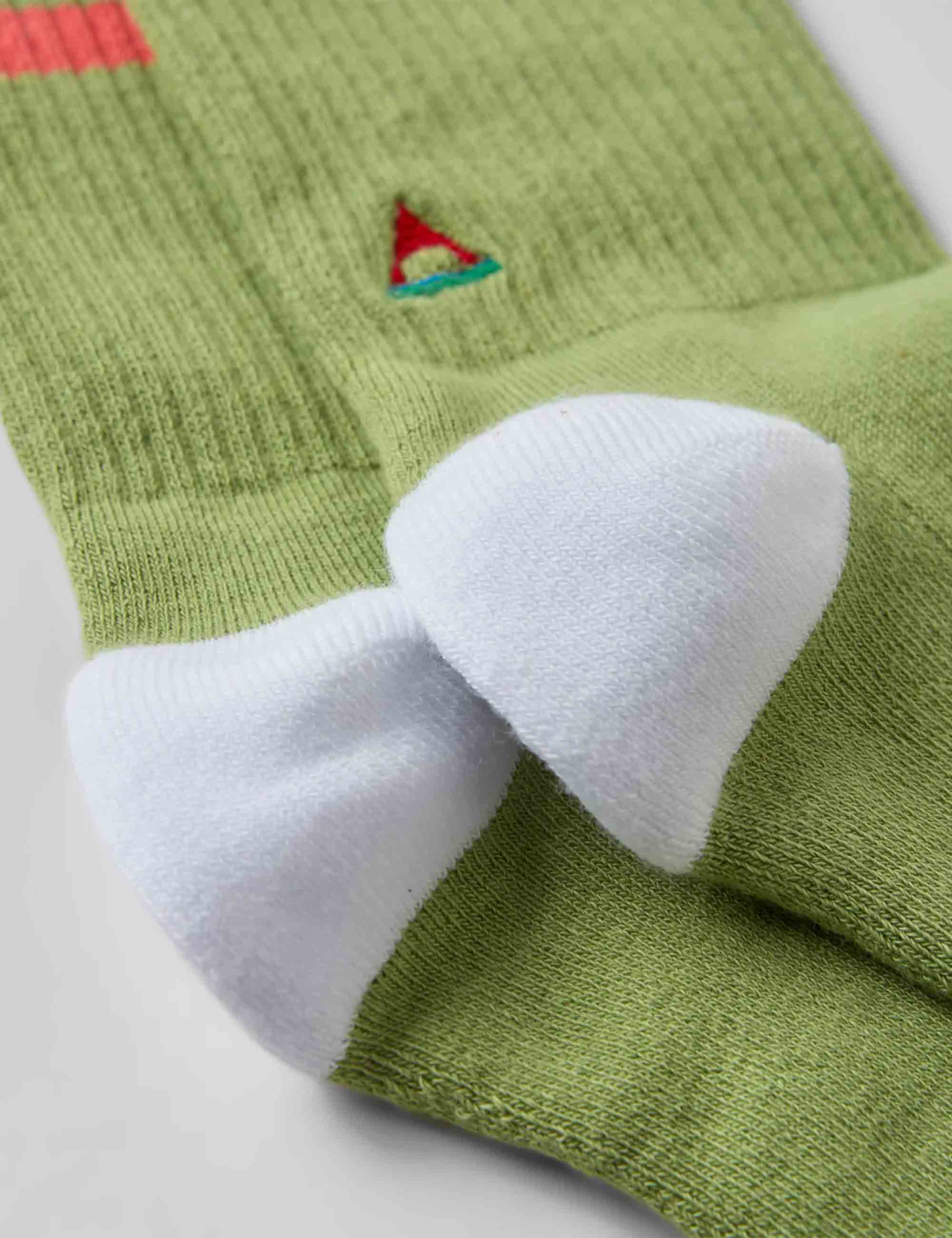 Passenger Midweight Crew Socks - Pistachio