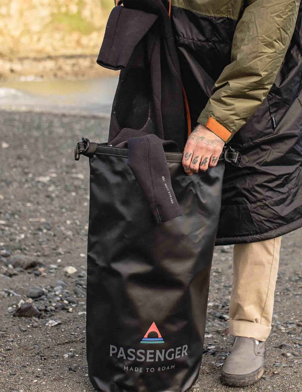 Tide 30L Dry Bag - Black