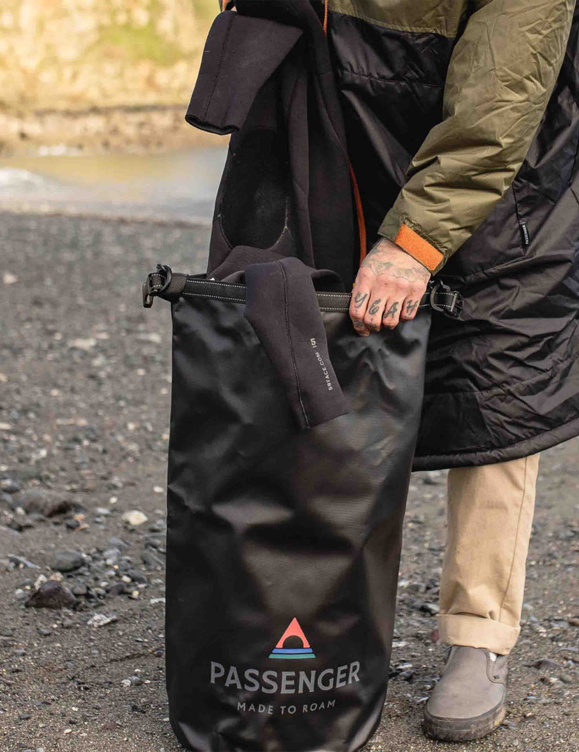 Passenger Tide 30L Dry Bag - Black