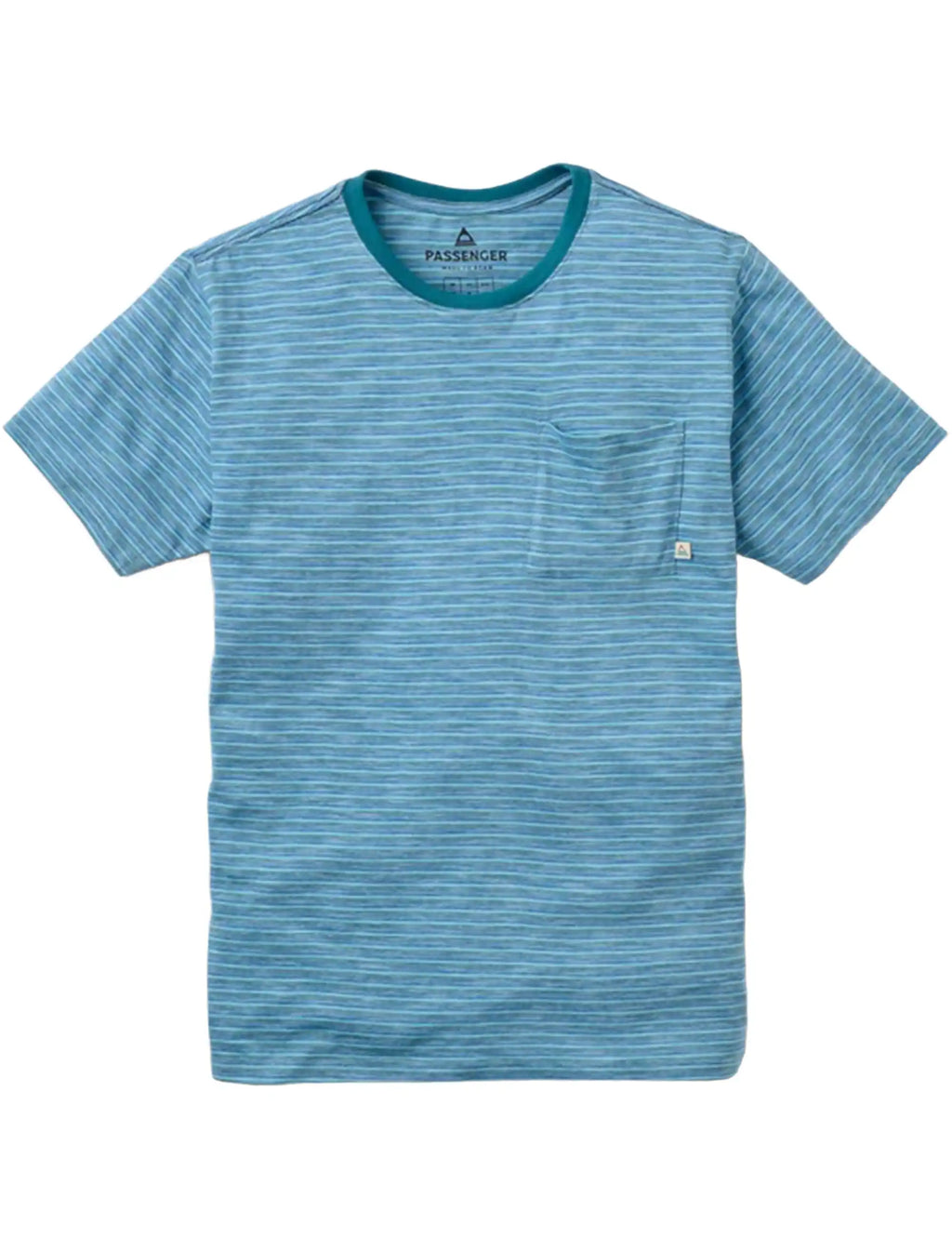 Sunscape Stripe Pocket T-Shirt - Mediterranean