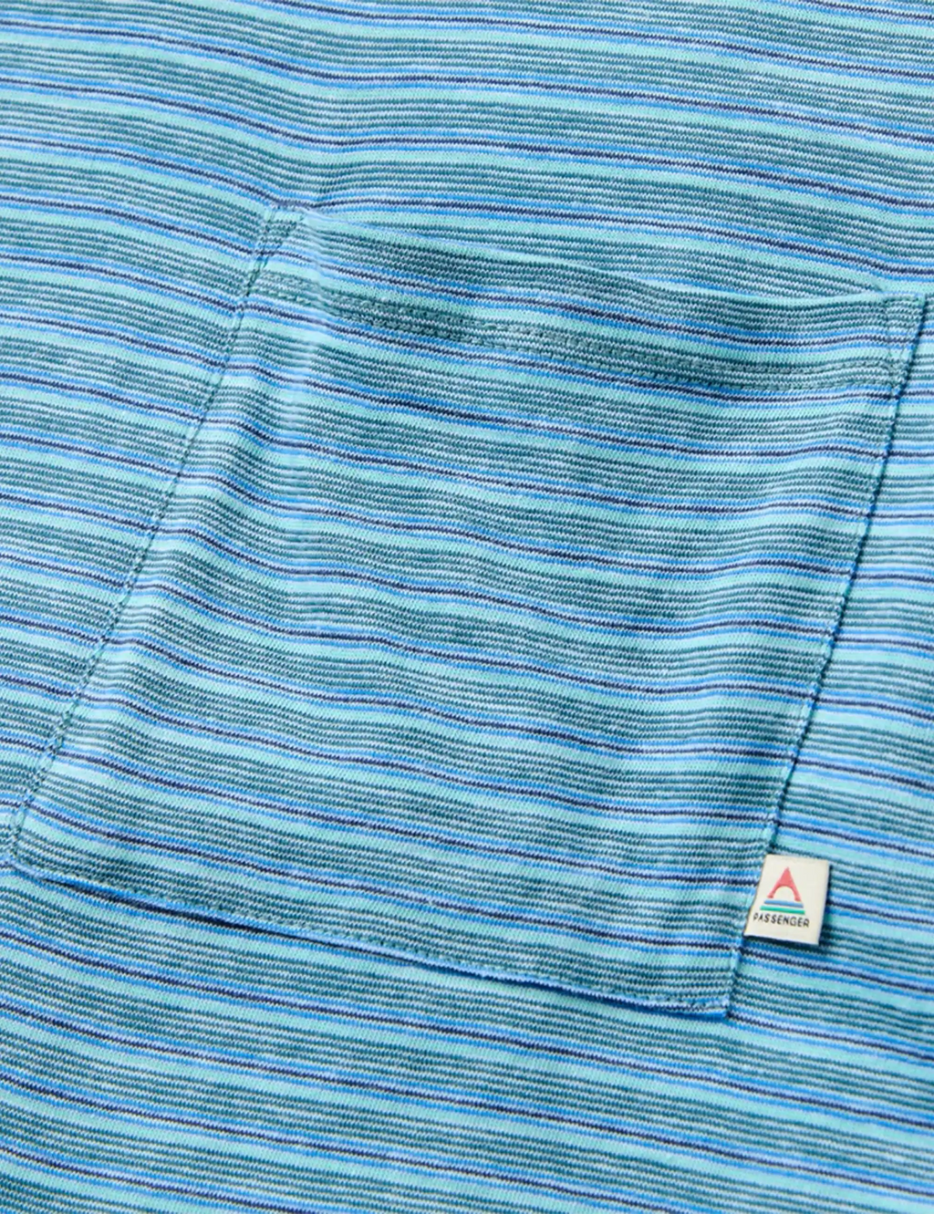 Sunscape Stripe Pocket T-Shirt - Mediterranean