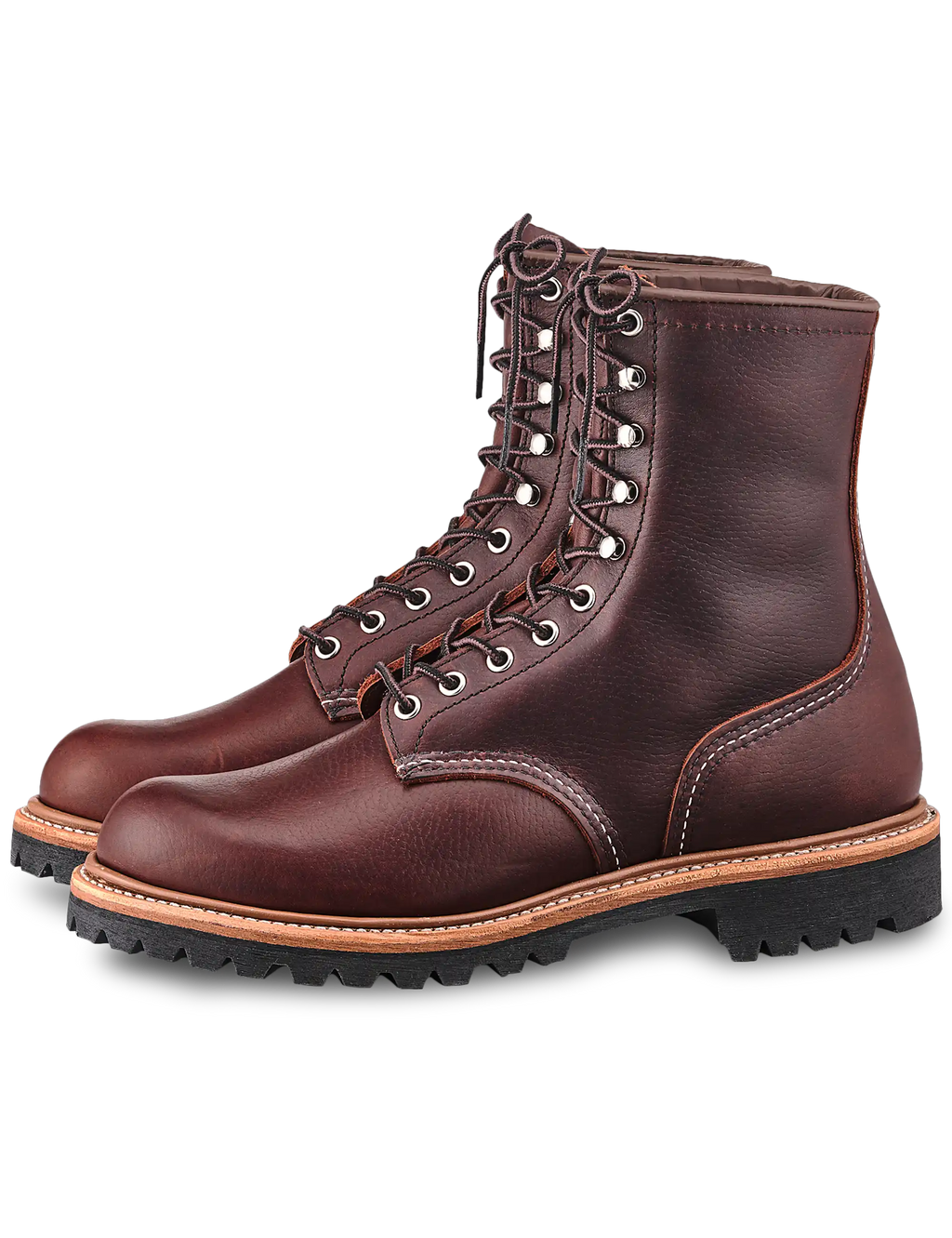 4585 Heritage 8" Logger Boot - Briar Oil Slick Leather