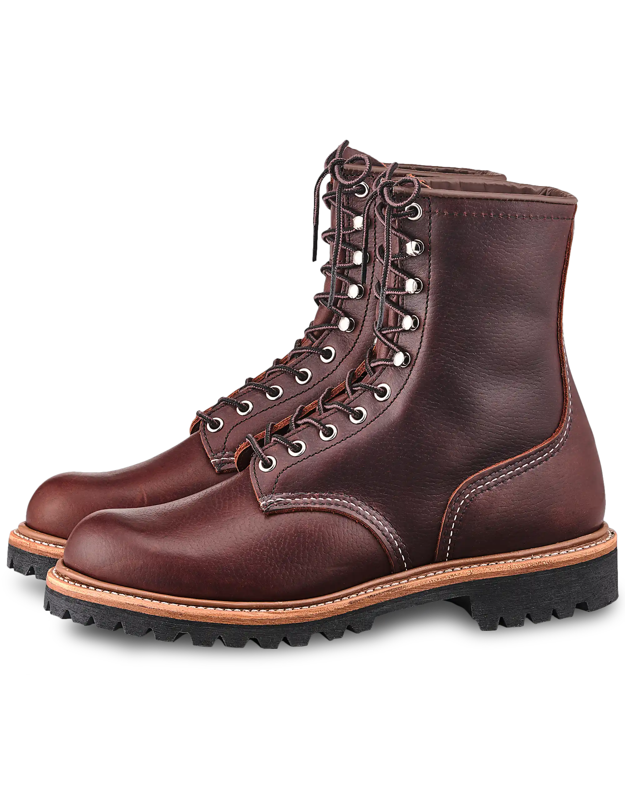 Red Wing 4585 Heritage 8" Logger Boot - Briar Oil Slick Leather
