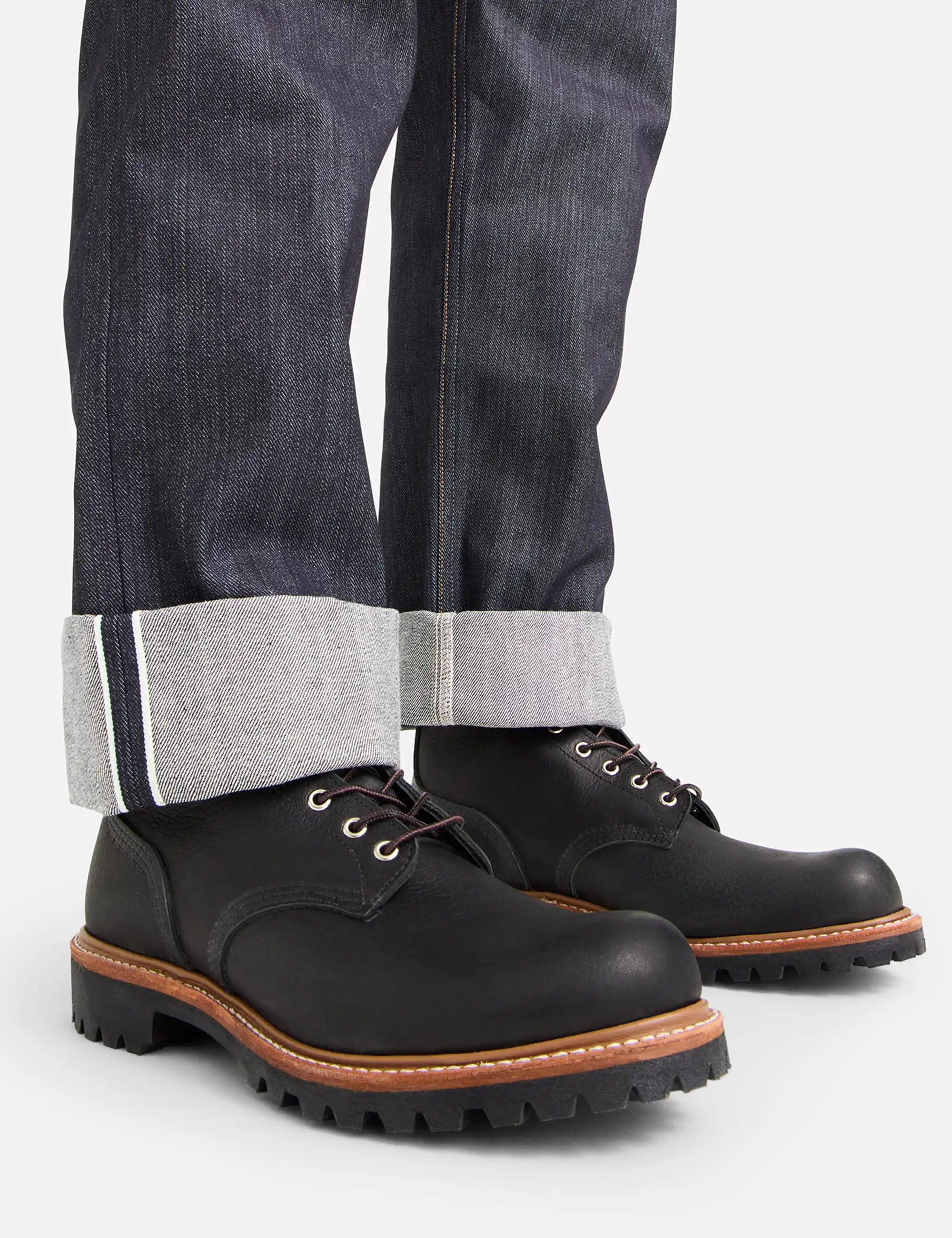 Red Wing 4501 Heritage 8" Logger Boot - Black Oil Slick Leather