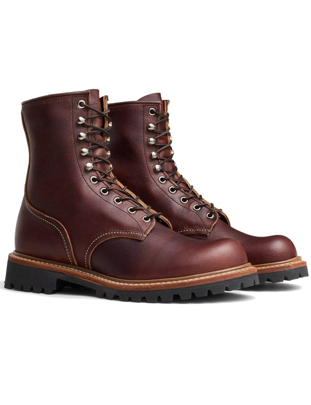 4585 Heritage 8" Logger Boot - Briar Oil Slick Leather