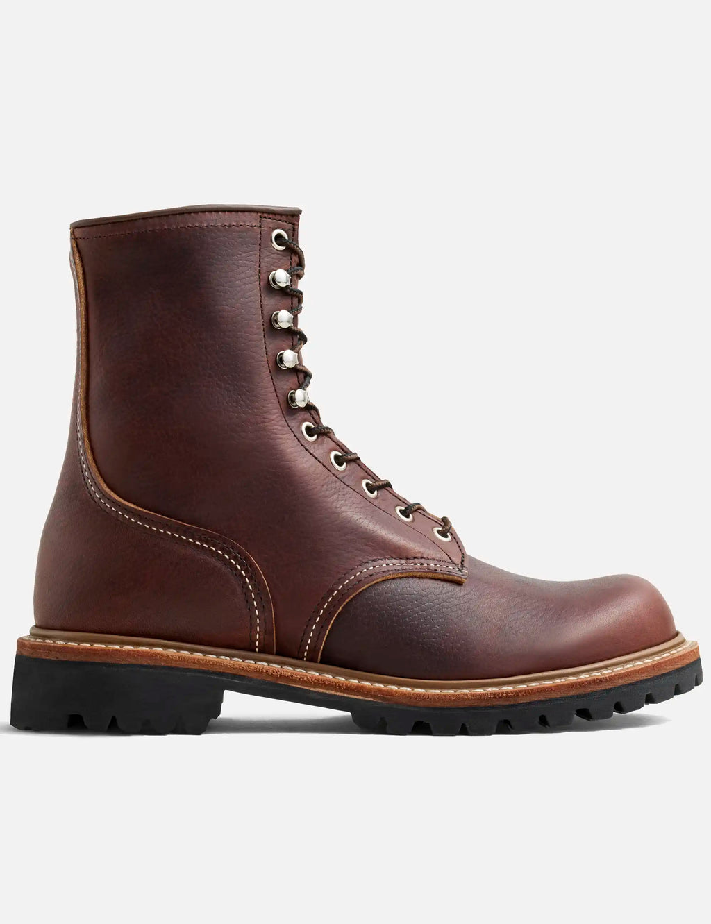4585 Heritage 8" Logger Boot - Briar Oil Slick Leather