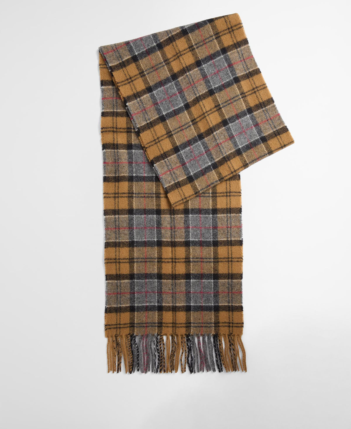 Barbour Tartan Lambswool Scarf - Dark Dress Tartan