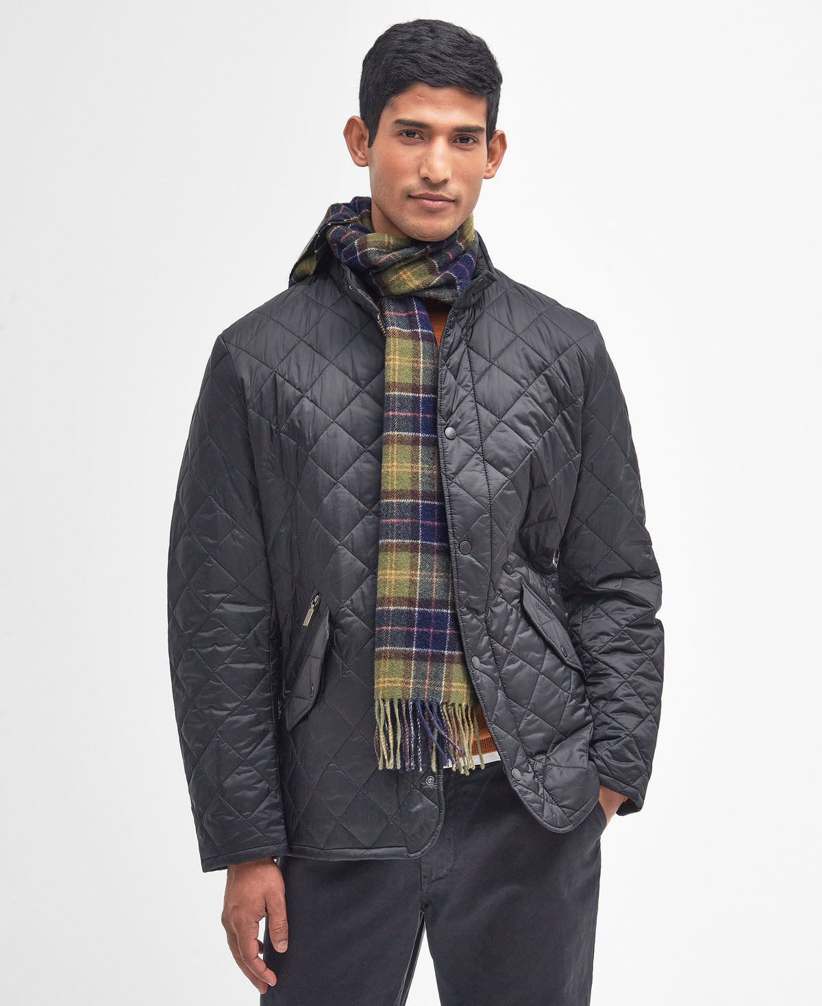 Barbour Tartan Lambswool Scarf - Classic Tartan