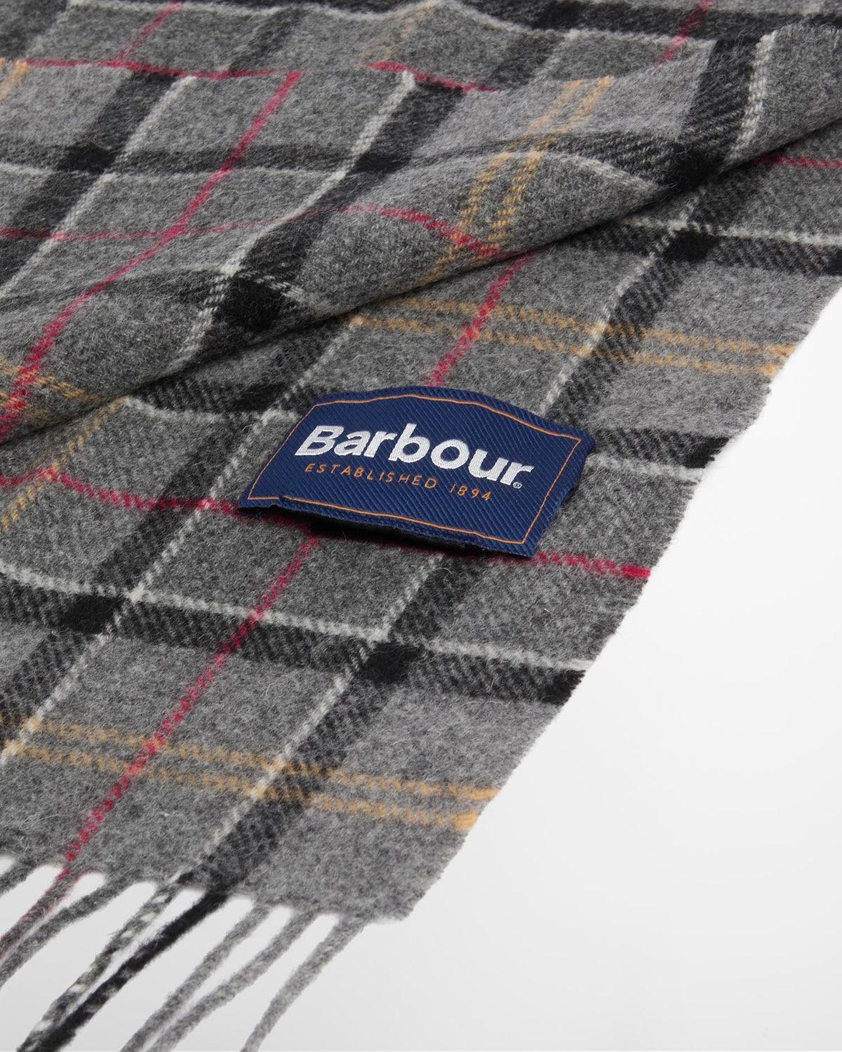 Barbour Tartan Lambswool Scarf - Modern