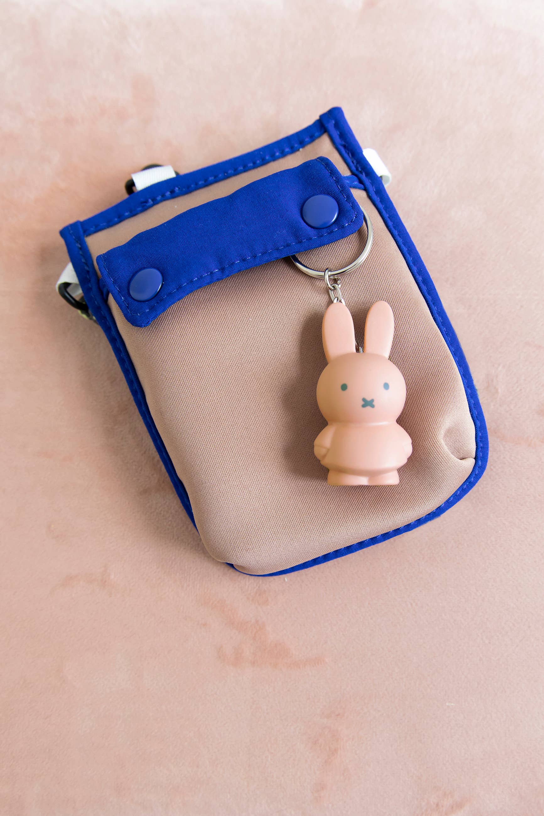 AP Junior Miffy Keyring - Powder Pink - 6cm