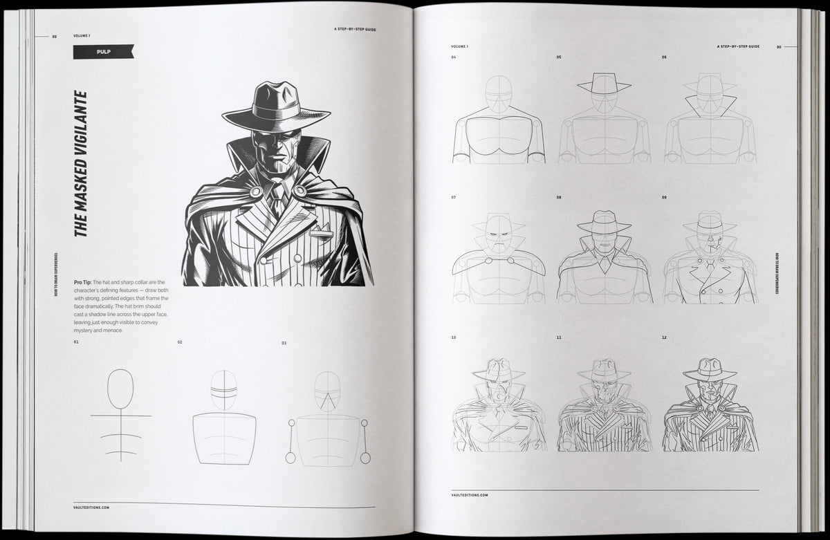 Vault Editions UK How to Draw Superheroes and Comic Characters