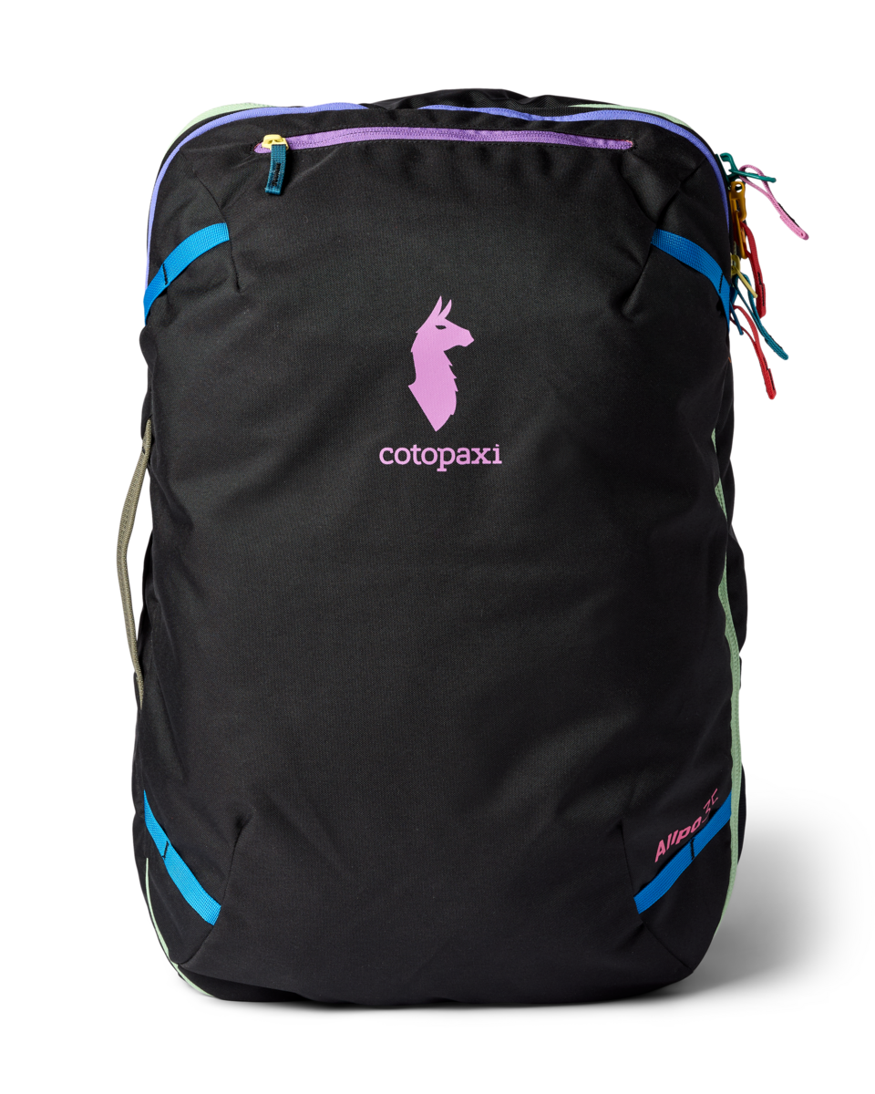 Cotopaxi Allpa 35L Travel Pack in Del Dia Dark, further view of the pack