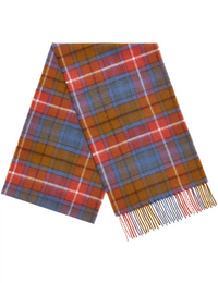 Antique Buchanan Merino Wool Tartan Scarf