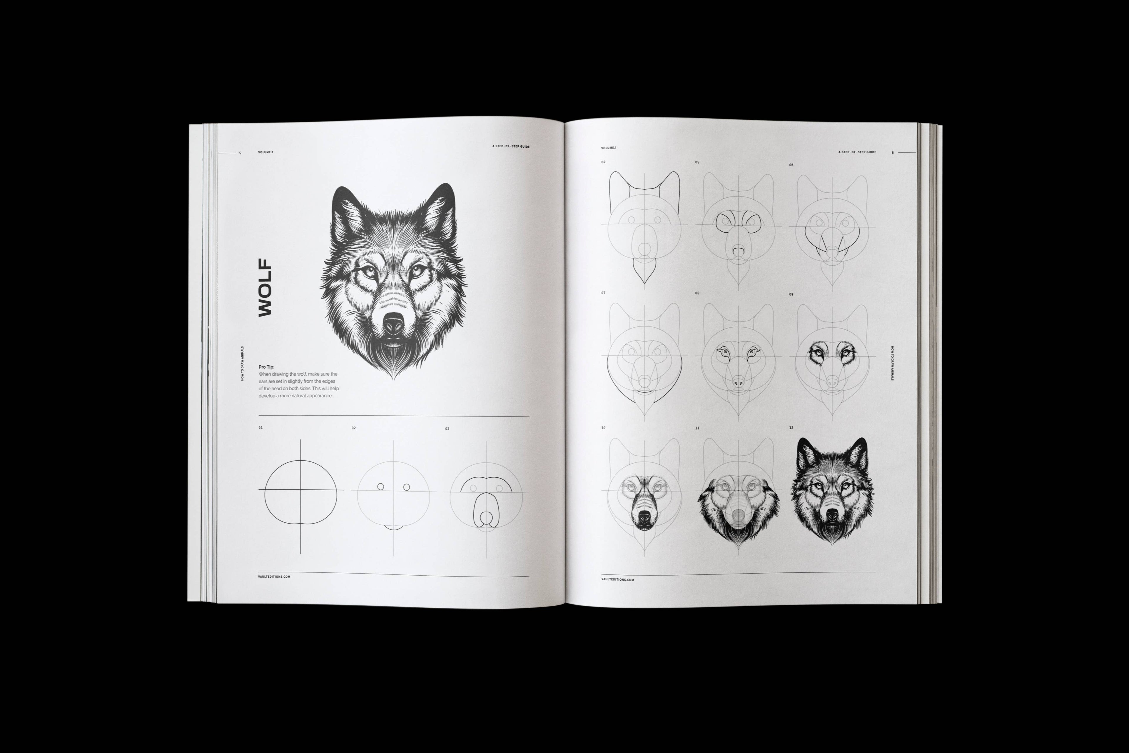 Vault Editions How to Draw Animals Book by James Kale
