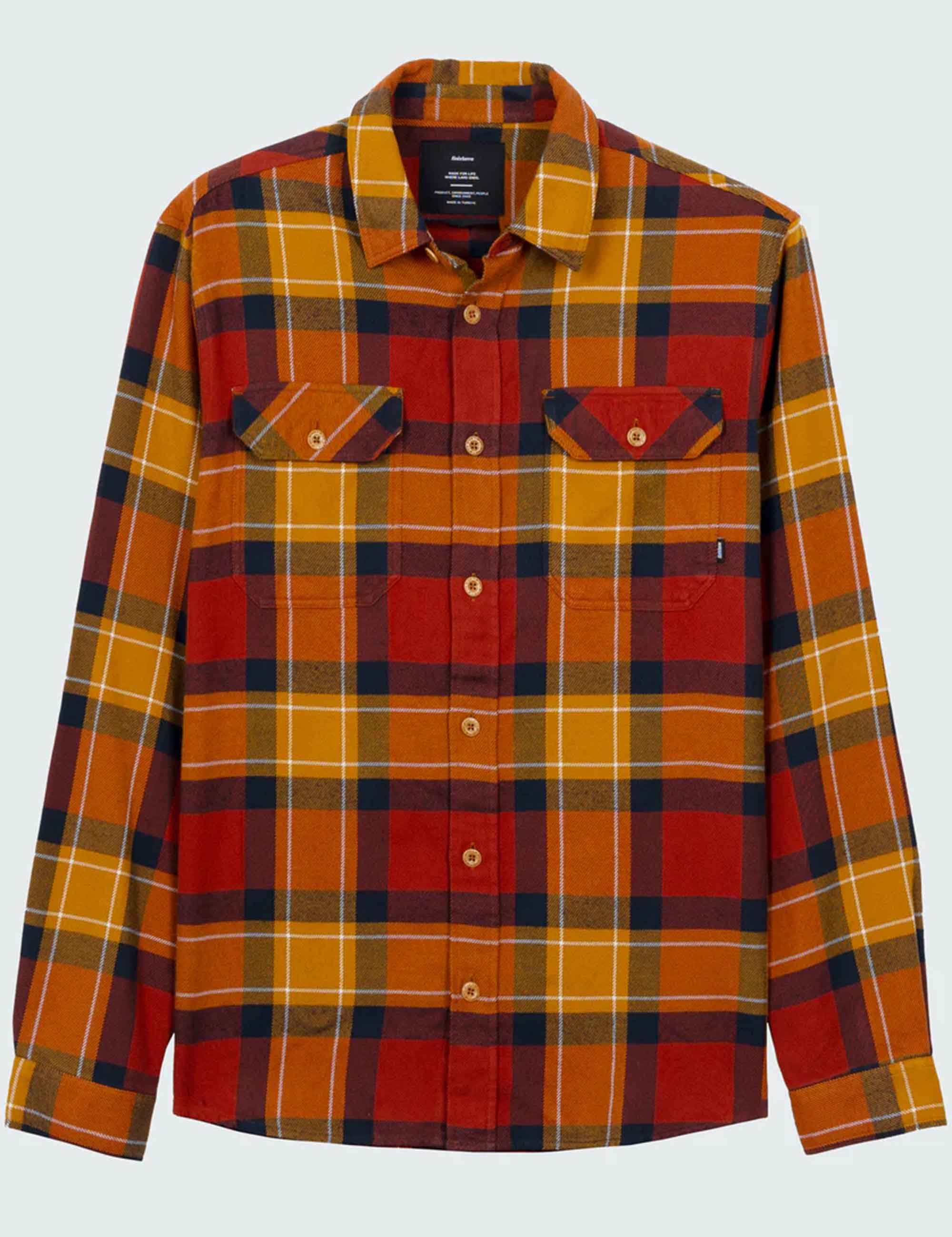 Finisterre Beardsmore Shirt - Terracotta Check