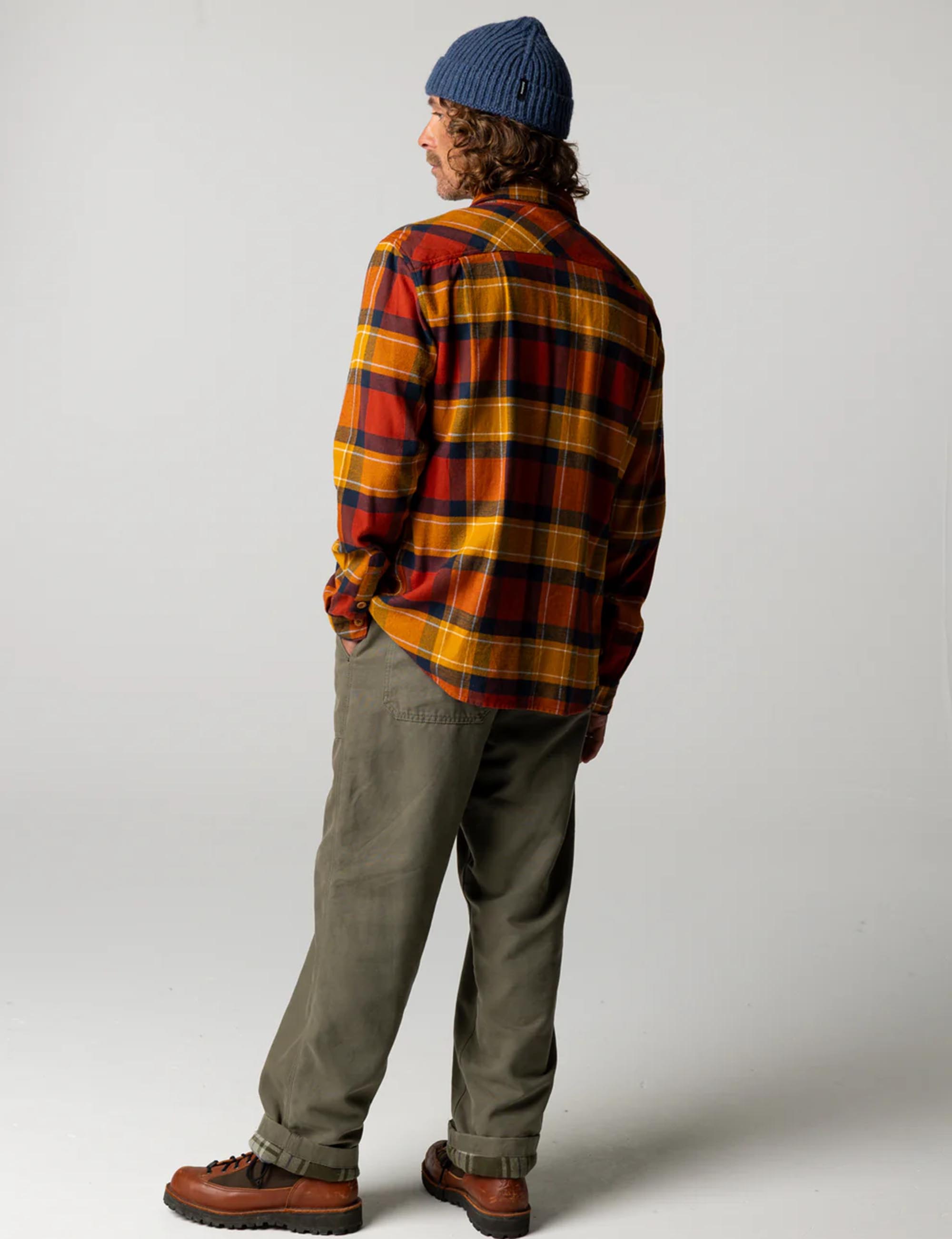 Finisterre Beardsmore Shirt - Terracotta Check