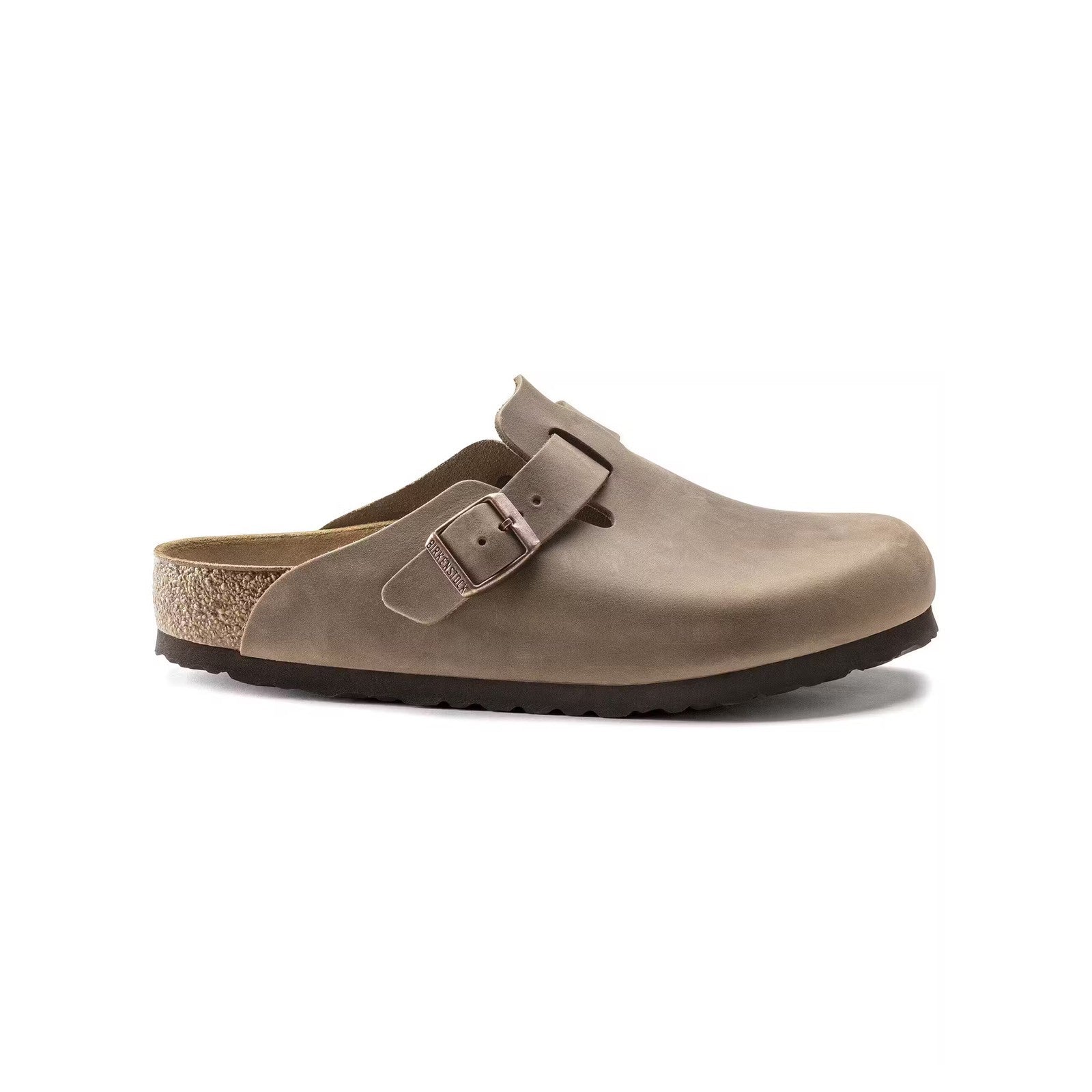 Birkenstock Boston Oiled Leather Narrow Sandals - Tobacco Brown