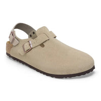 Tokio Suede Mules - Taupe (Regular Fit)