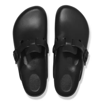 Birkenstock Boston EVA Sandals in Black - from above