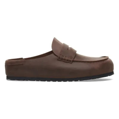 Birkenstock Naples Wrapped Leather Mules - Oiled Habana (Regular Fit)