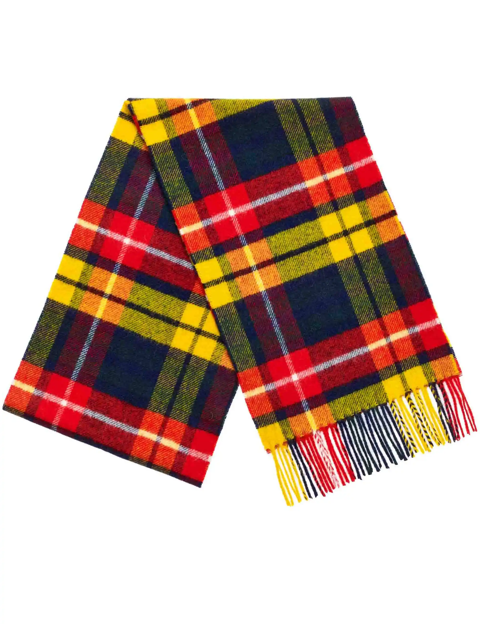 Bronte by Moon Buchanan Merino Wool Tartan Scarf