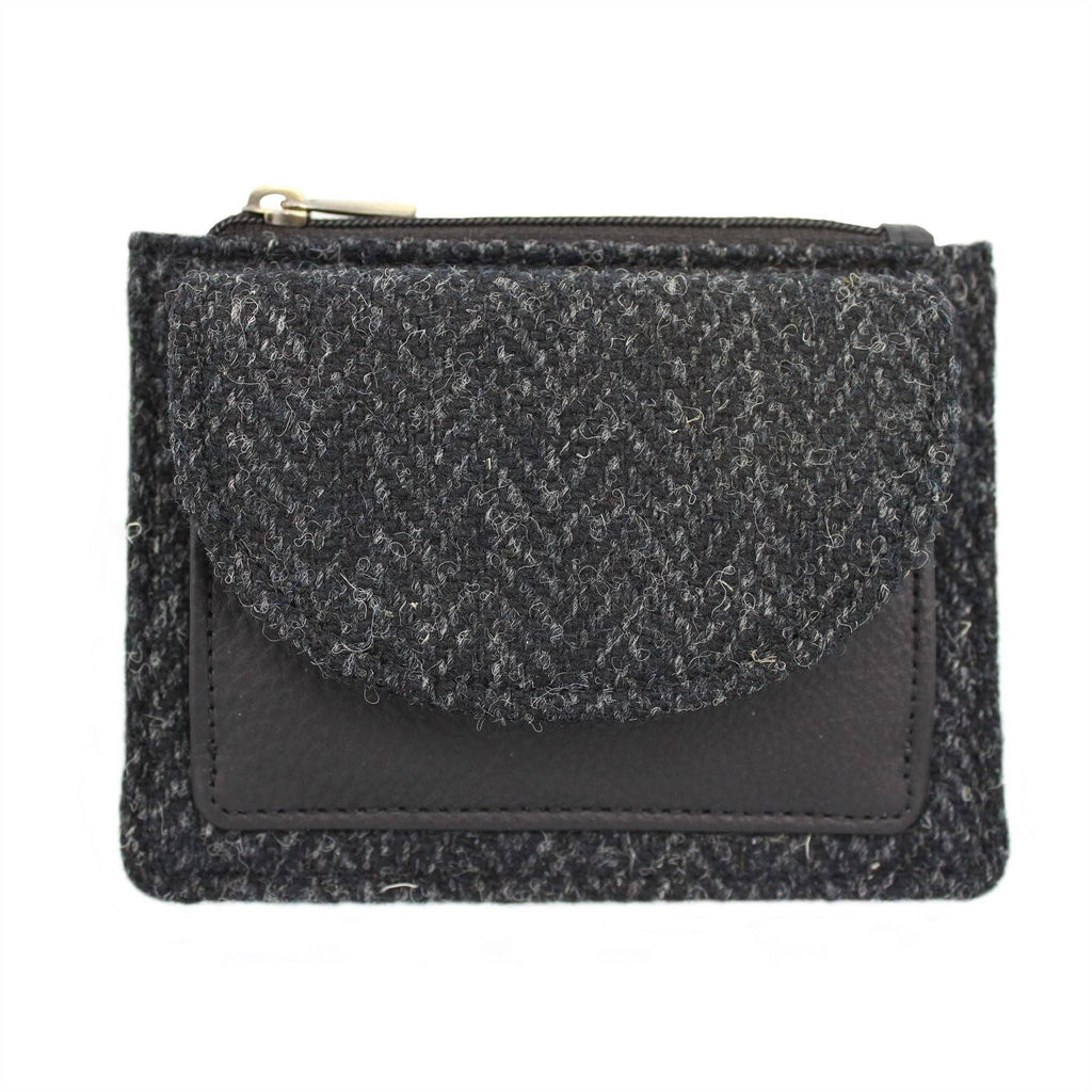 Rory Harris Tweed Coin Card Wallet ZB086: Green Brown Hb / ONE SIZE