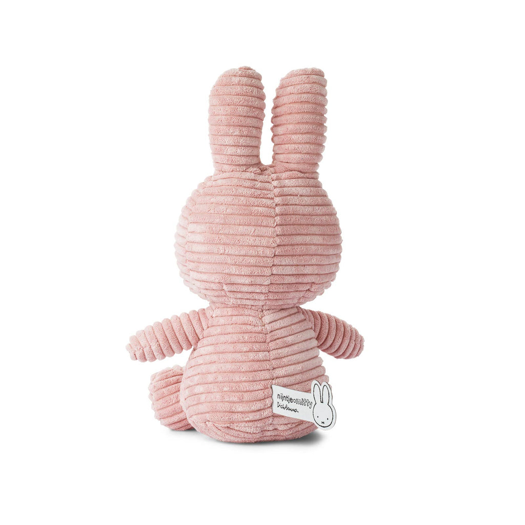 Miffy Corduroy Plush Toy (23cm) - ECO Pink