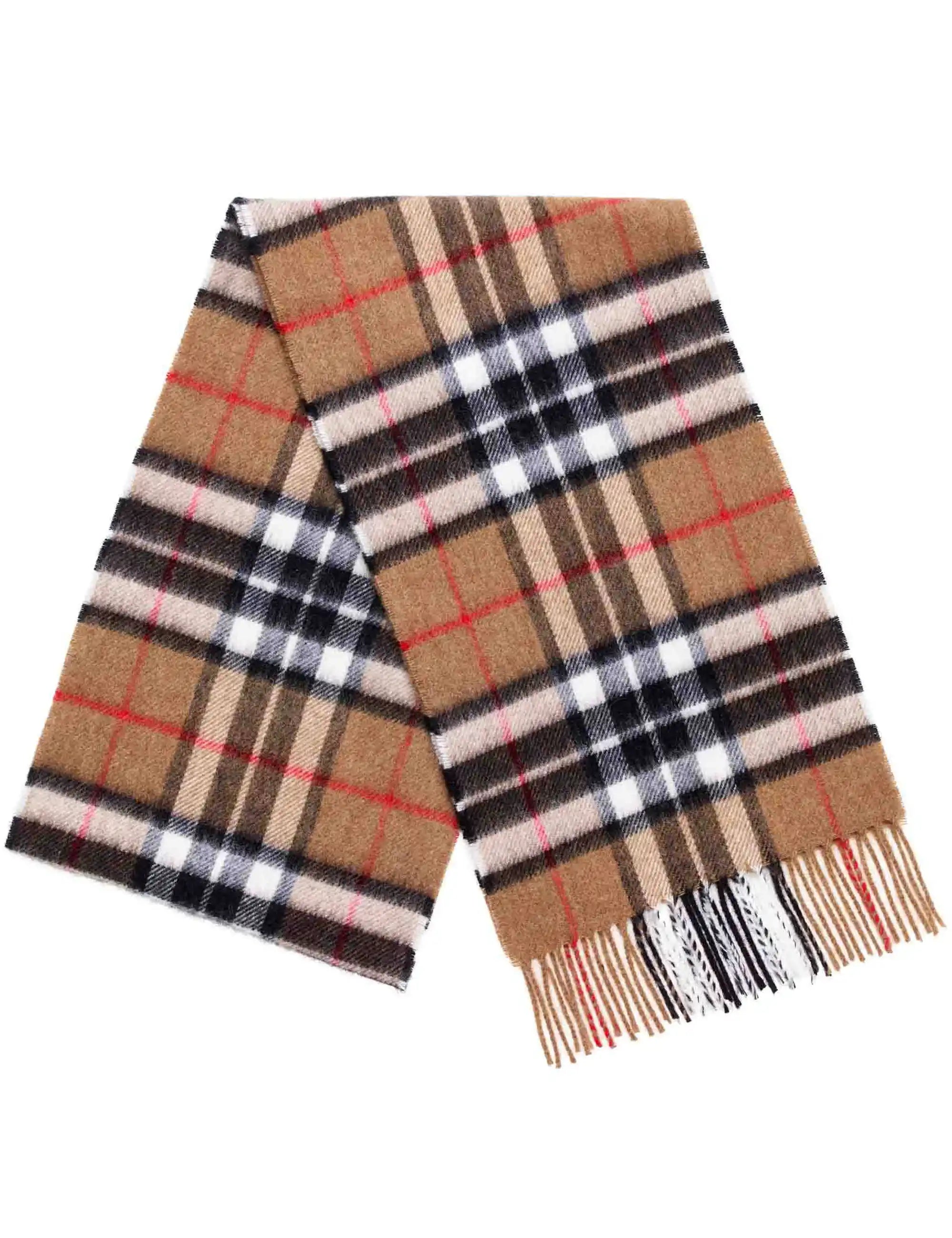 Bronte by Moon Camel Thompson Merino Wool Tartan Scarf
