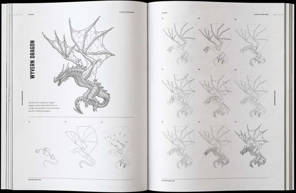 How to Draw Dragons Book by James Kale