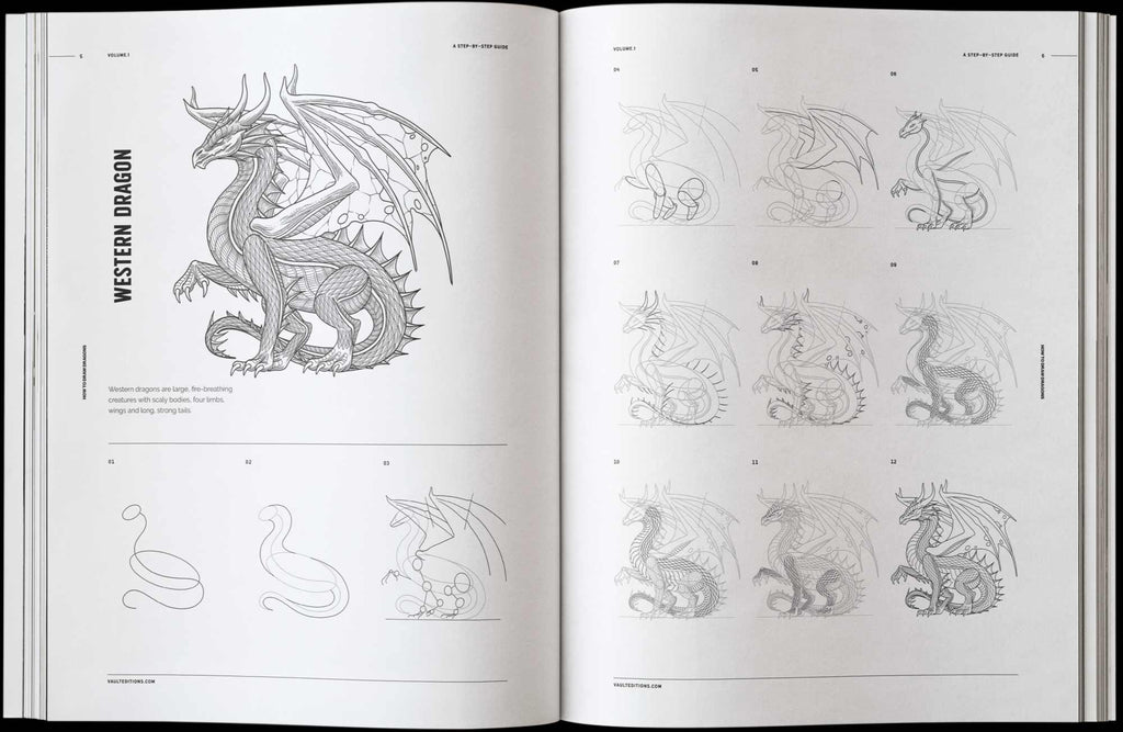 How to Draw Dragons Book by James Kale