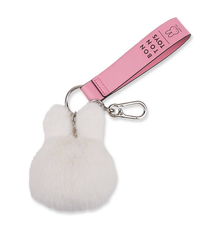 Miffy Miffy Fuzzy Bag Charm (11cm) - ECO Cream