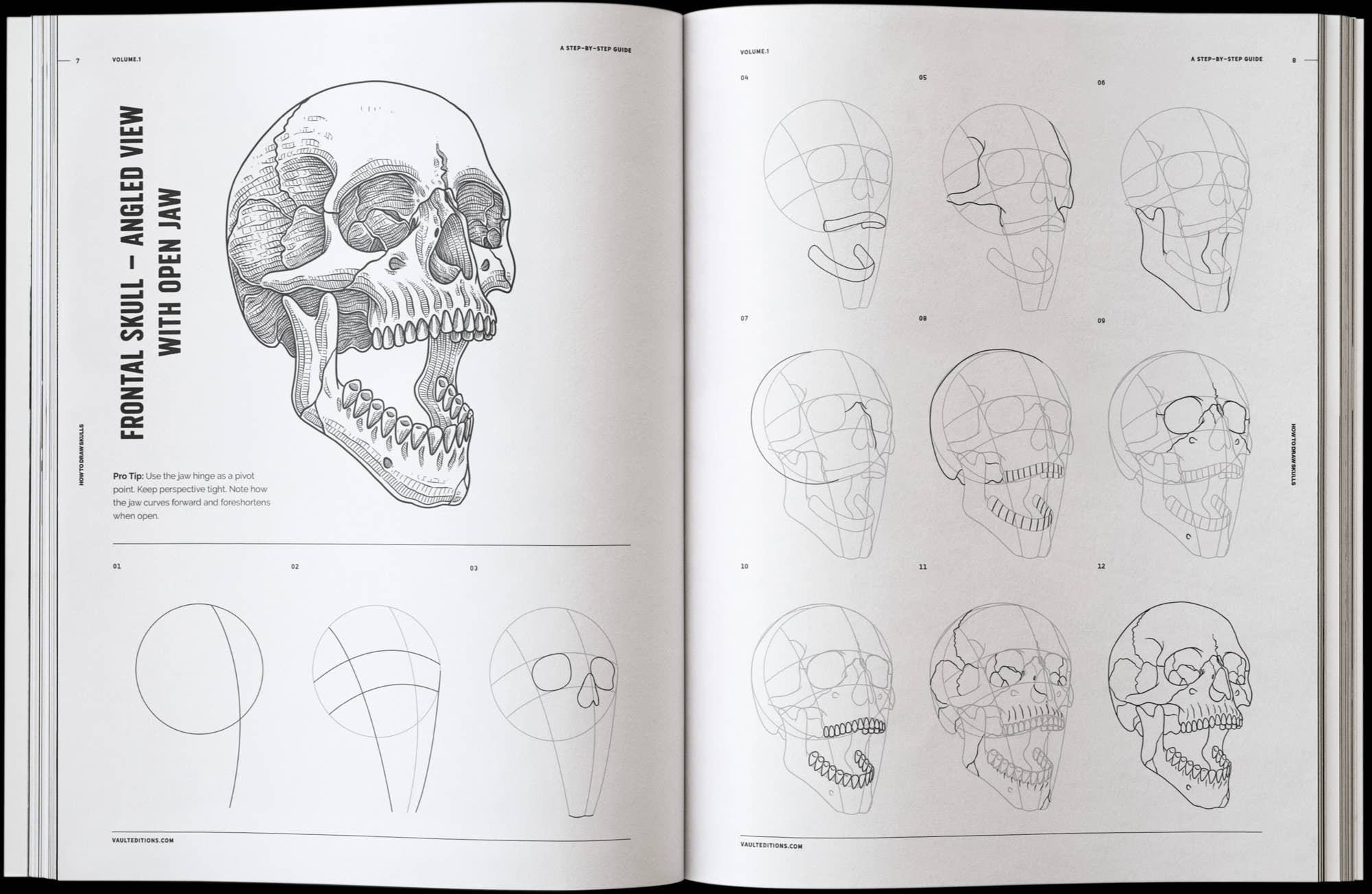 How to Draw Skulls Book by James Kale