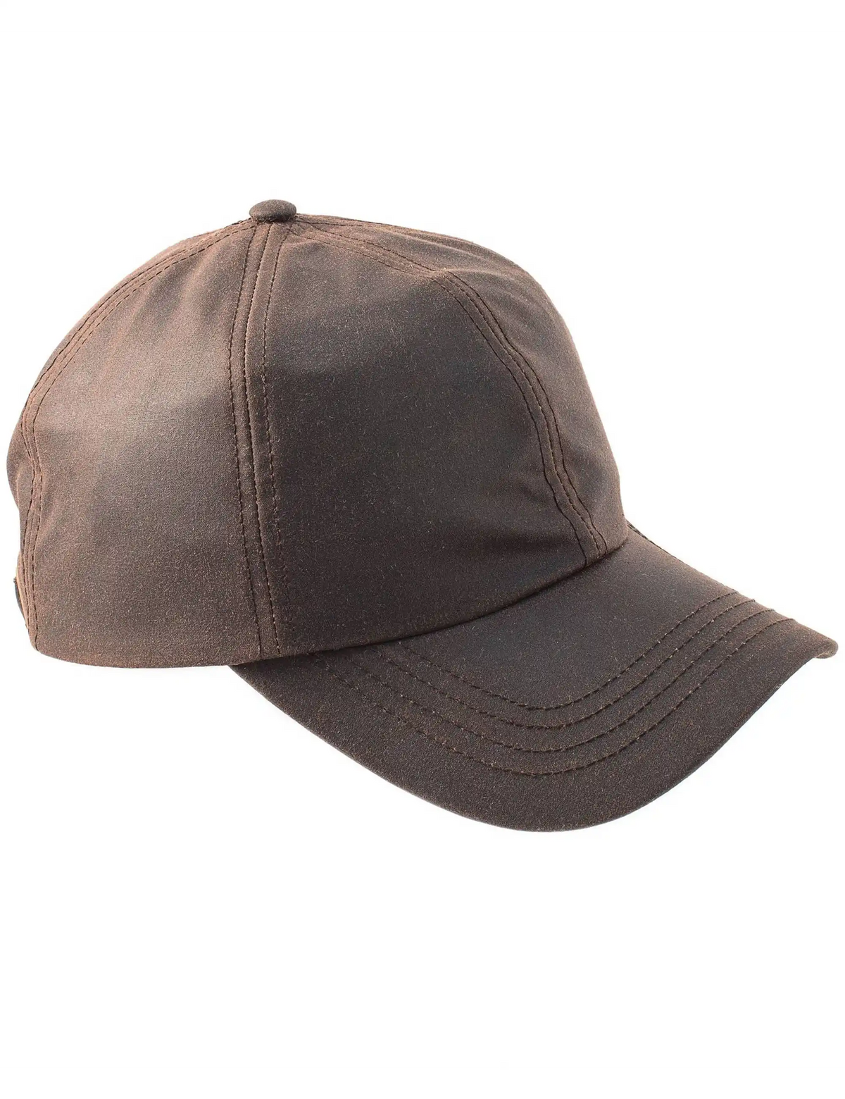 Heather Hats & Accessories Darley Wax Baseball Cap - Brown