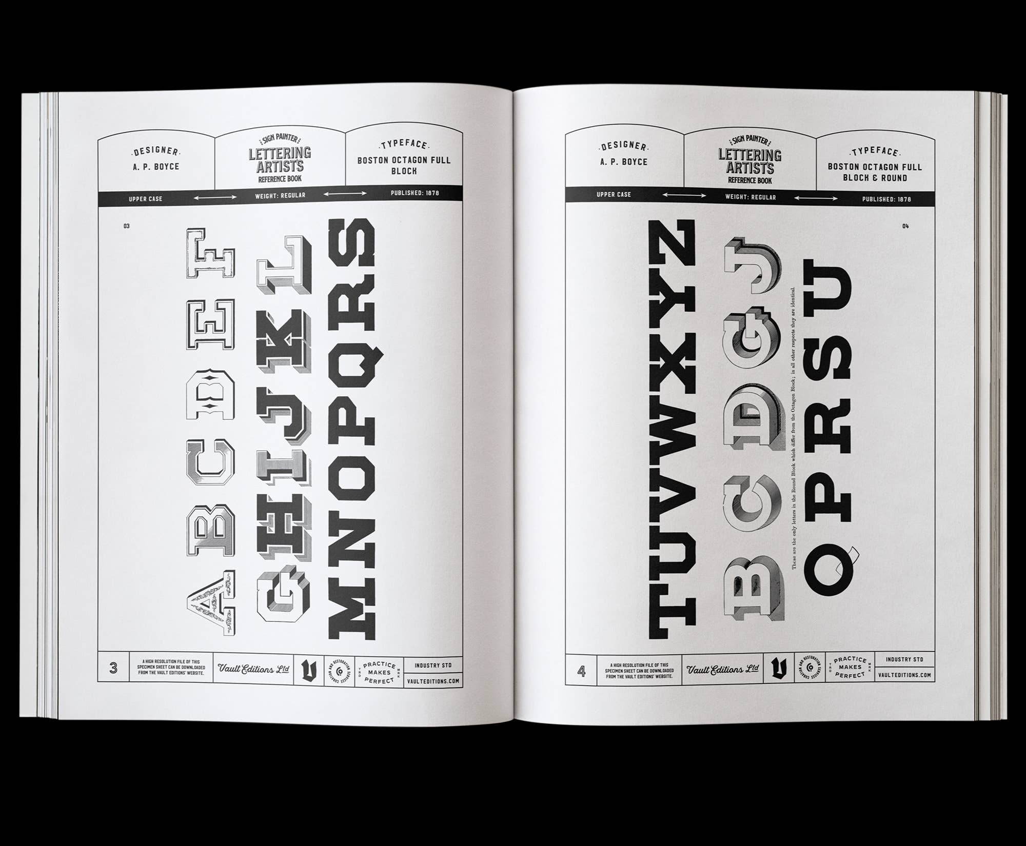 Sign Painter & Lettering Artist Reference Book by Kale James