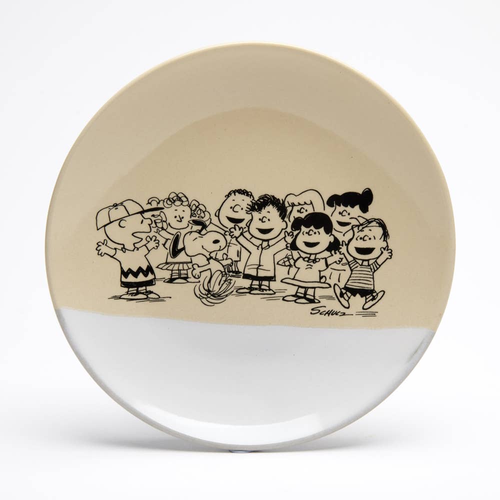 Peanuts Snoopy Stoneware Platter - Gang