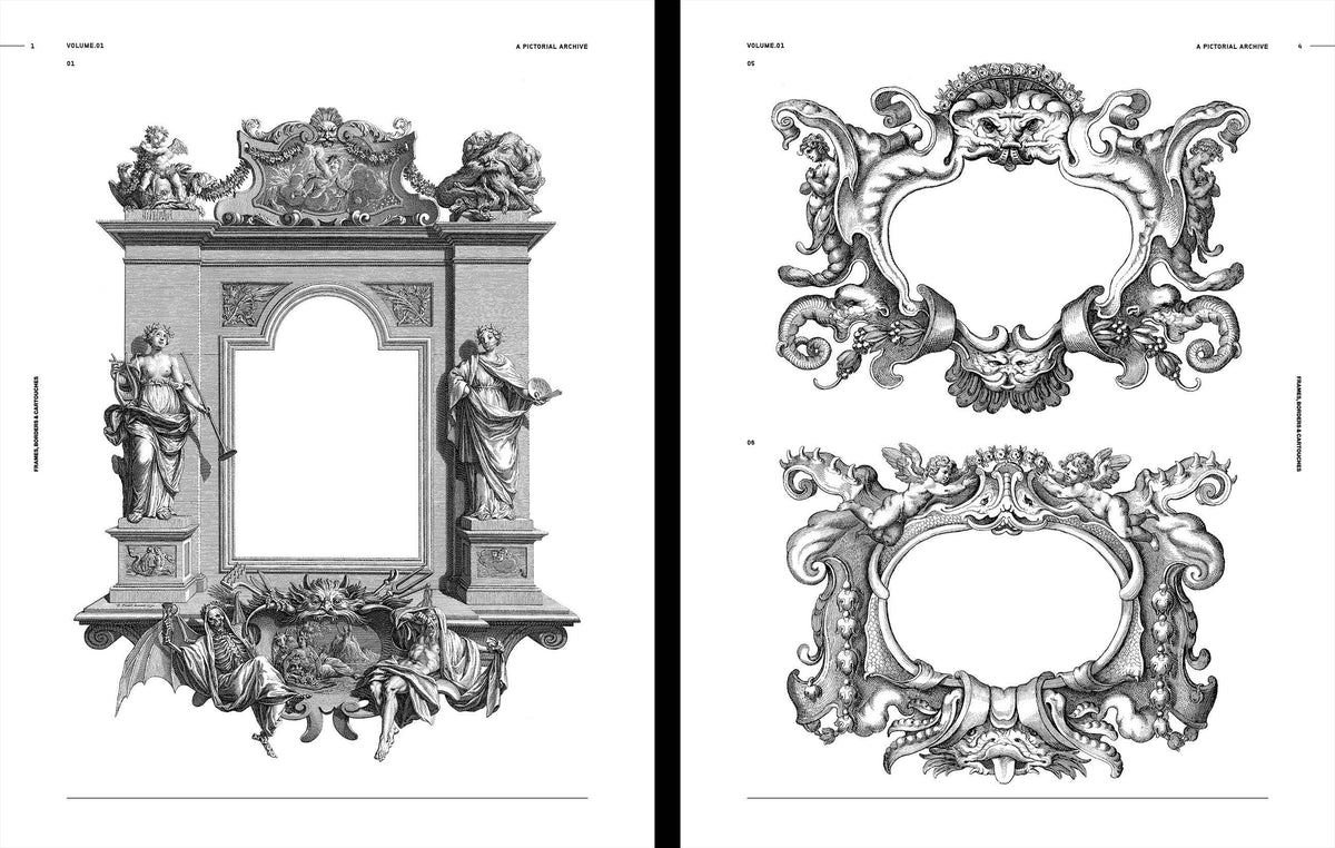 Vault Editions UK Frames, Borders & Cartouches: An Image Archive