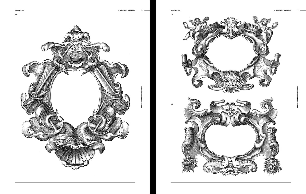 Vault Editions UK Frames, Borders & Cartouches: An Image Archive