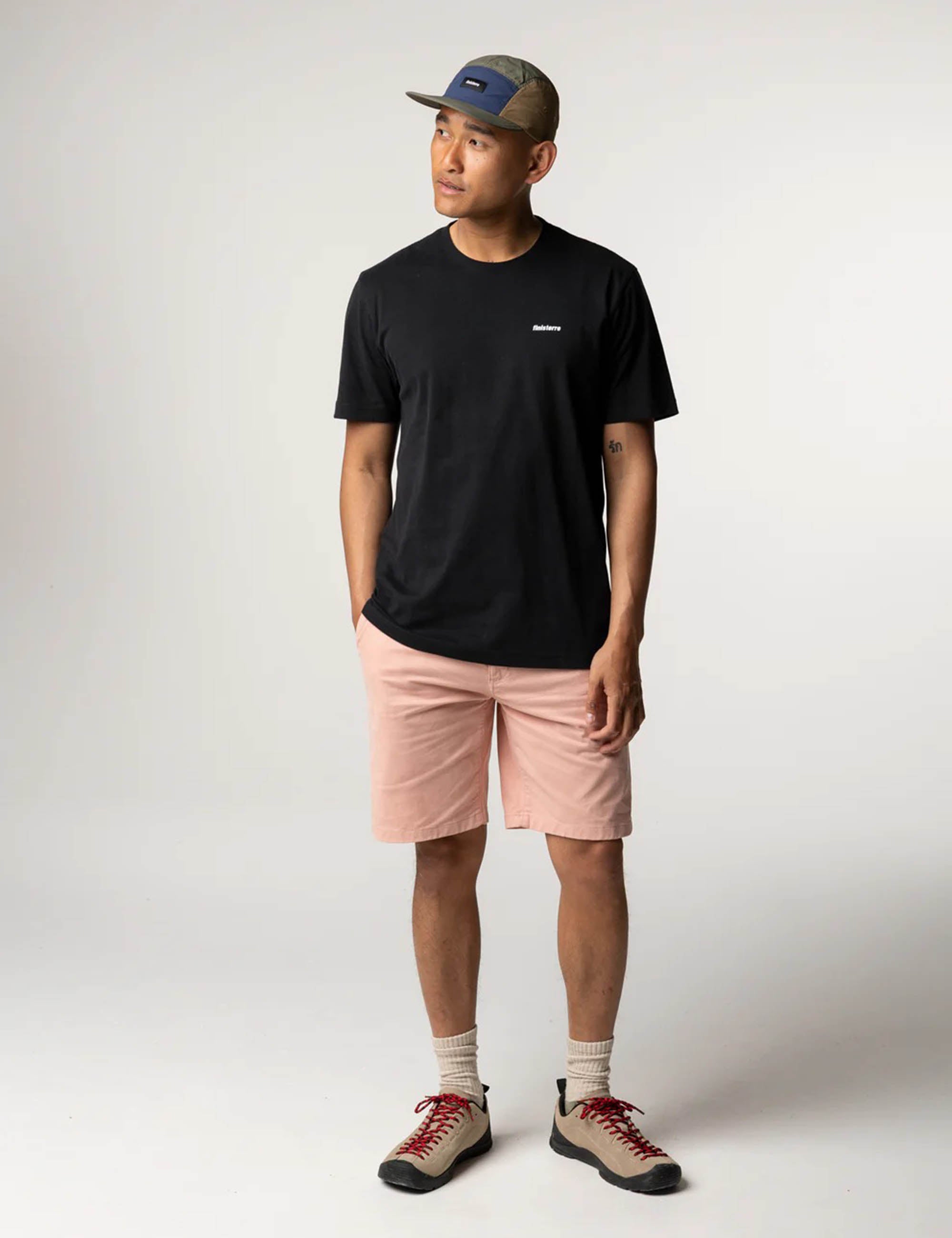 Finisterre Harlyn Logo SS Tee - Black